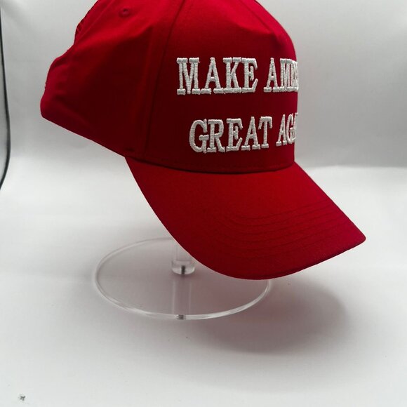 Trump MAGA Hat Make America Great Again Red Mesh Trucker Hat Snapback Cap - Picture 2 of 8